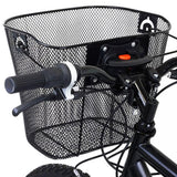 Wozinsky WKM-MM cykelkurv med metalstang - sort