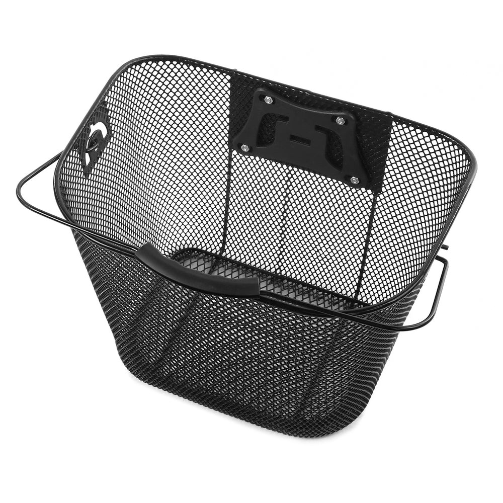 Wozinsky WKM-MM cykelkurv med metalstang - sort