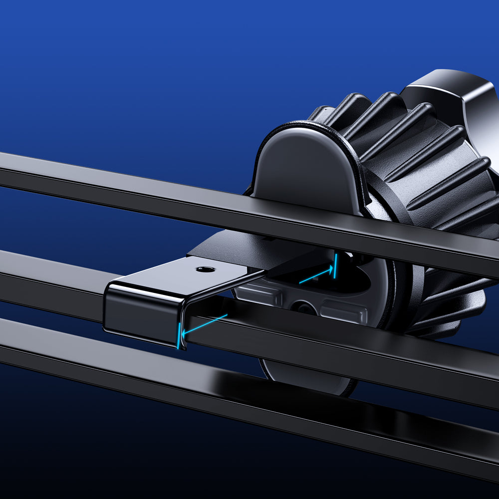 Joyroom biltelefonholder med Qi 15W induktiv oplader (MagSafe-kompatibel) til luftventil, sølv (JR-ZS291)