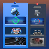 Joyroom biltelefonholder med Qi 15W induktiv oplader (MagSafe-kompatibel) til luftventil, sølv (JR-ZS291)