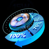 Joyroom biltelefonholder med Qi 15W induktiv oplader (MagSafe-kompatibel) til luftventil, sølv (JR-ZS291)