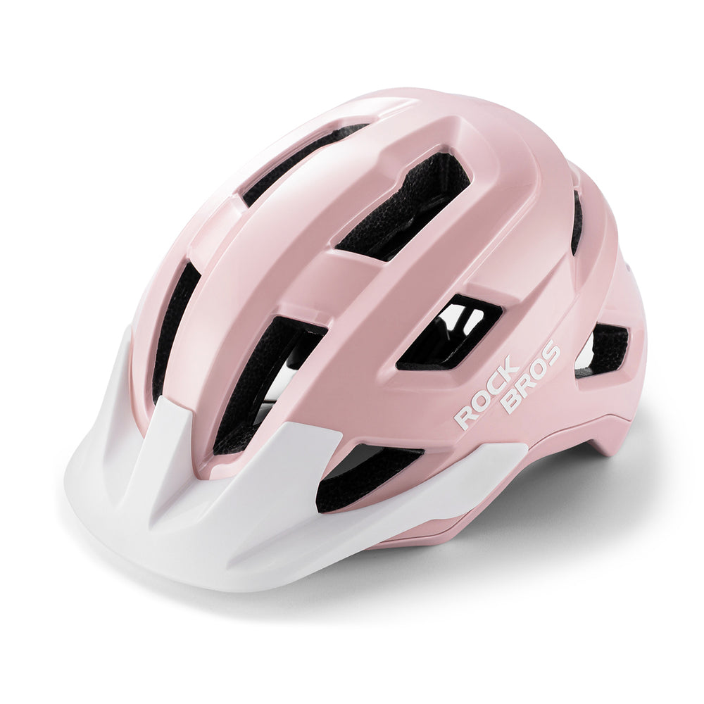 Rockbros LK-67 ungdoms cykelhjelm med aftagelig visir 54<unk>58 cm - Pink