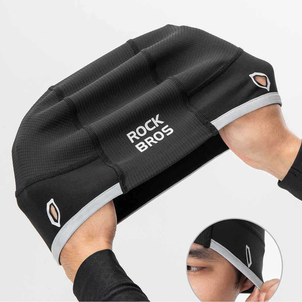 Rockbros M016 vintervindtæt cykelkappe Størrelse 54-61 cm - sort