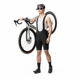 Rockbros YDDK009 Mænds Cykling Bib Shorts med Pad størrelse L - sort