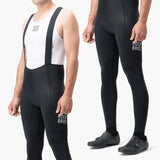 Rockbros 200021 Lange cykelbibsorts med pad størrelse XXXL - sort