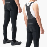 Rockbros 200021 Lange cykelbibsorts med pad størrelse XXXL - sort