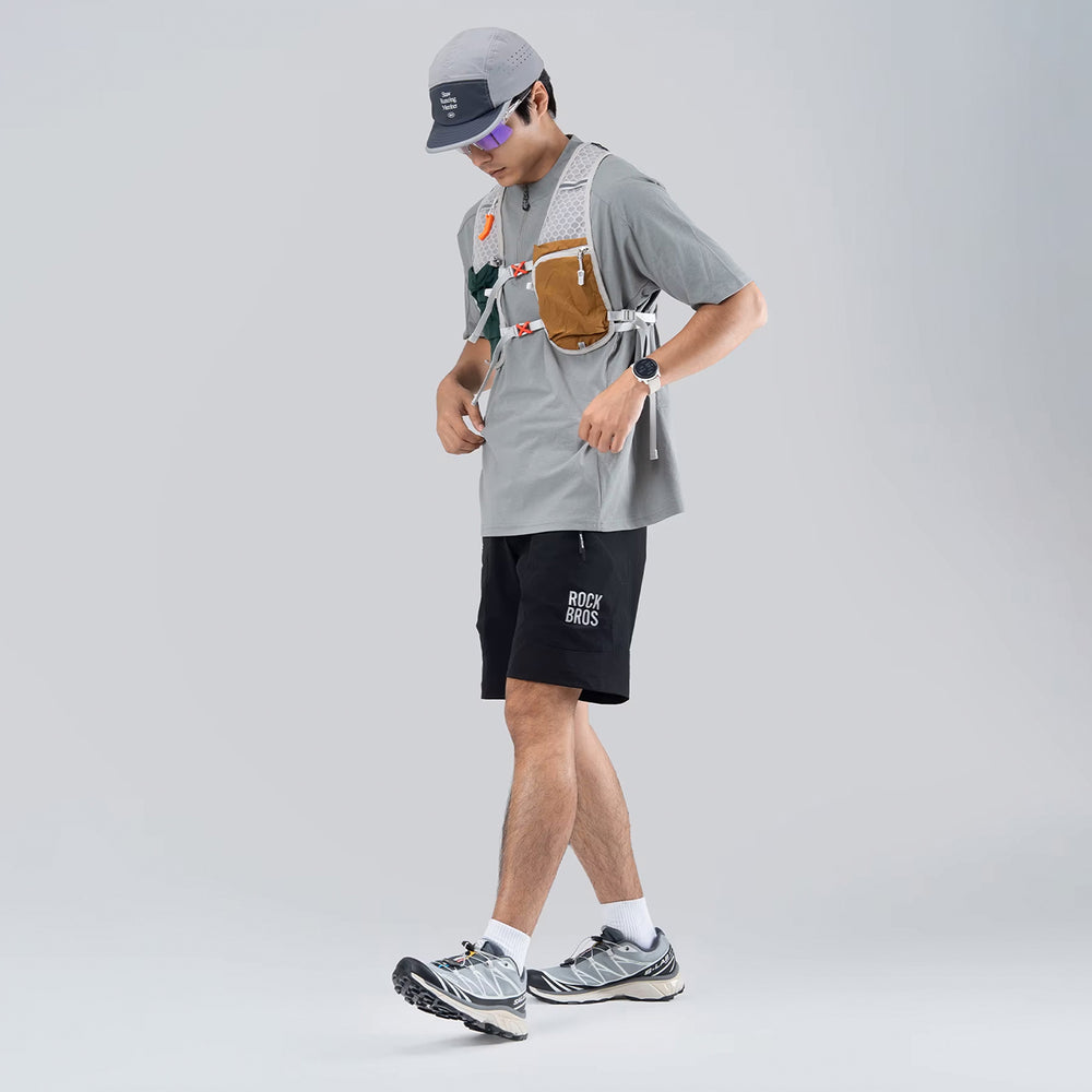 Rockbros YDDK015 shorts med bælte størrelse M - sort