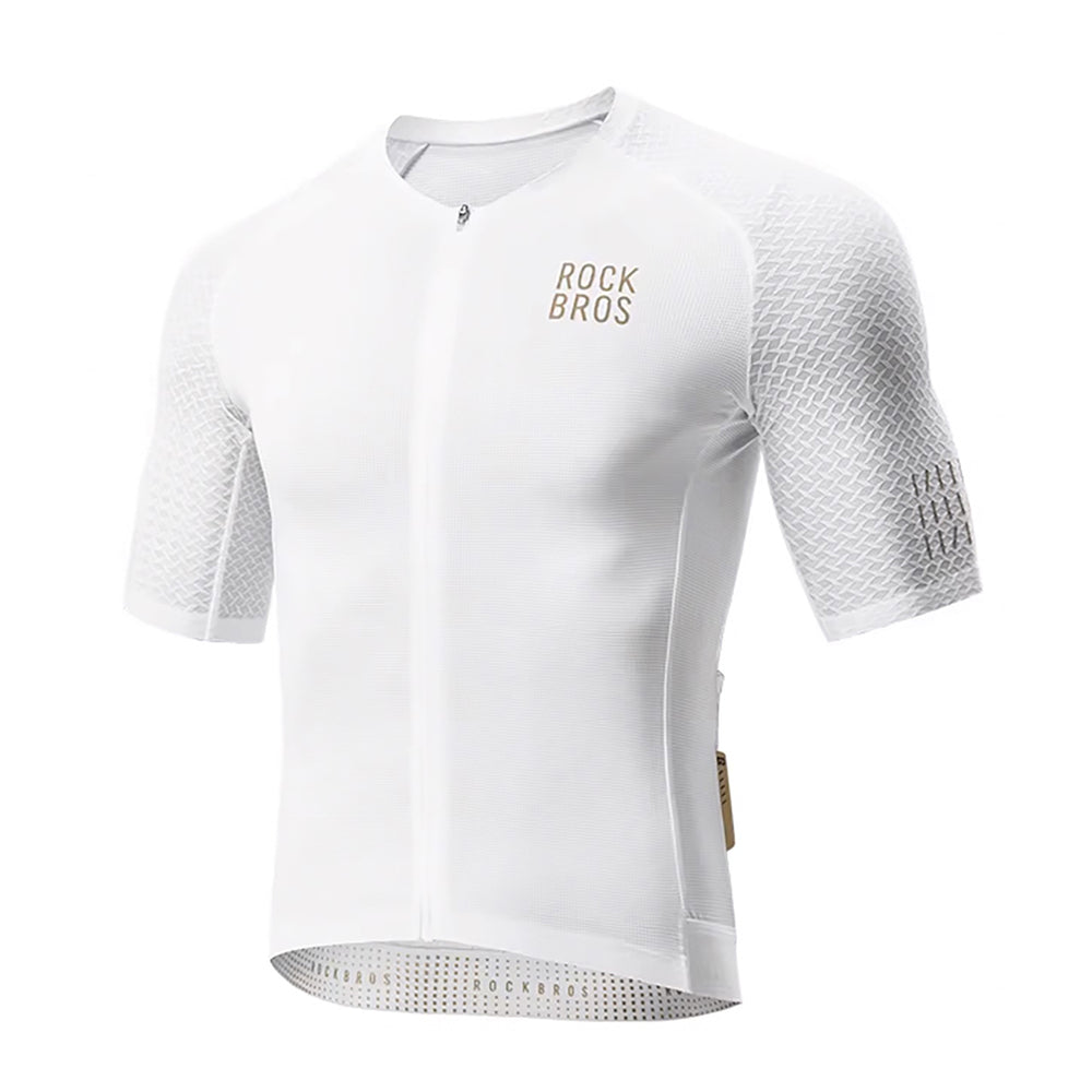 Rockbros YDDX011 Diamond Short Sleeve Cycling Jersey Size XL - White
