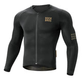 Rockbros YDCX008 Diamond Long Sleeve Cycling Jersey størrelse XXL - sort