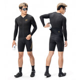 Rockbros YDCX008 Diamond Long Sleeve Cycling Jersey størrelse XXL - sort