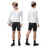 Rockbros YDCX008 Diamond Long Sleeve Cycling Jersey størrelse M - hvid