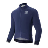 Rockbros YDWT014 vinterfleece dobbeltlag cykeljakke størrelse M - blå