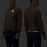 Rockbros YDWT014 Vinter Fleece Dobbeltlag cykeljakke M - Grøn