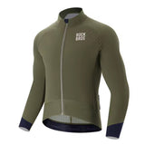 Rockbros YDWT014 vinterfleece dobbeltlag cykeljakke størrelse XXL - Grøn