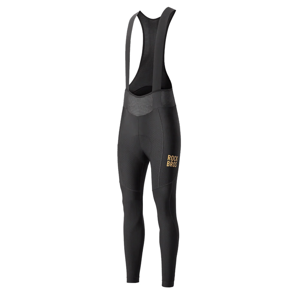 Rockbros YDCK012-1 Lang Fleece Bib Tights med Pad størrelse S - sort