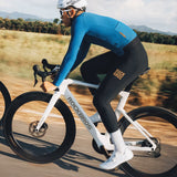 Rockbros YDCK012-1 Lang Fleece Bib Tights med Pad størrelse L - sort