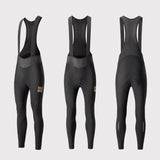 Rockbros YDCK012-1 Lang Fleece Bib Tights med Pad størrelse XL - sort