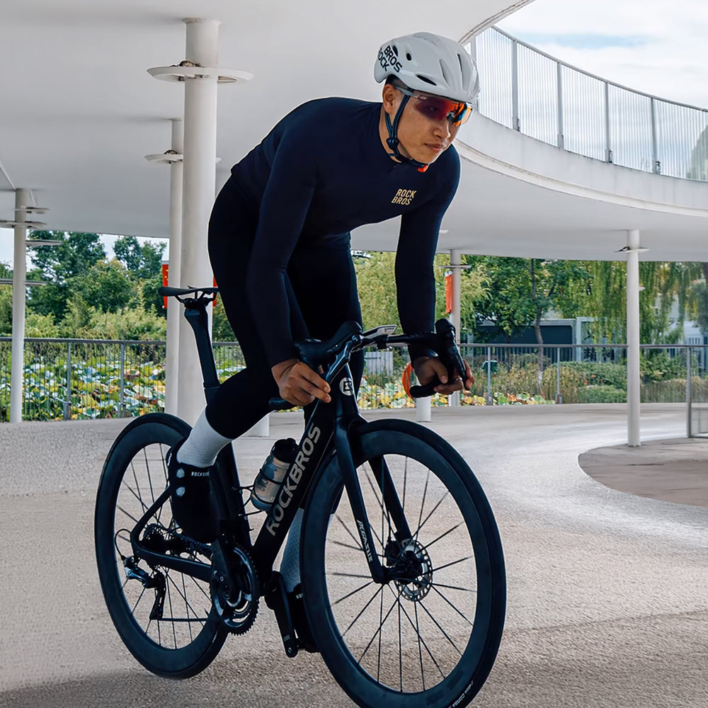 Rockbros YDWT020 Diamond efterår/vinter cykeljakke størrelse XXL - sort