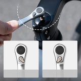 Rockbros Multitool Bike Tool Set med CO2-pumpe og ratchetnøgle - sort