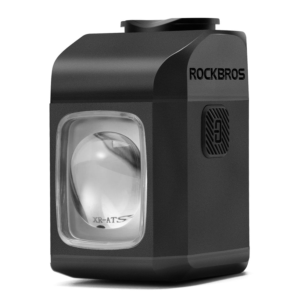 Rockbros M8 1600lm forlys med fjernbetjening 10m genopladelig 4000 mAh - sort