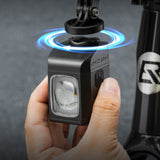 Rockbros M8 1600lm forlys med fjernbetjening 10m genopladelig 4000 mAh - sort