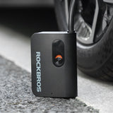 Rockbros L1 Mini trådløs pumpe 70 psi kompressor 200 mm Schrader slange længde - sort
