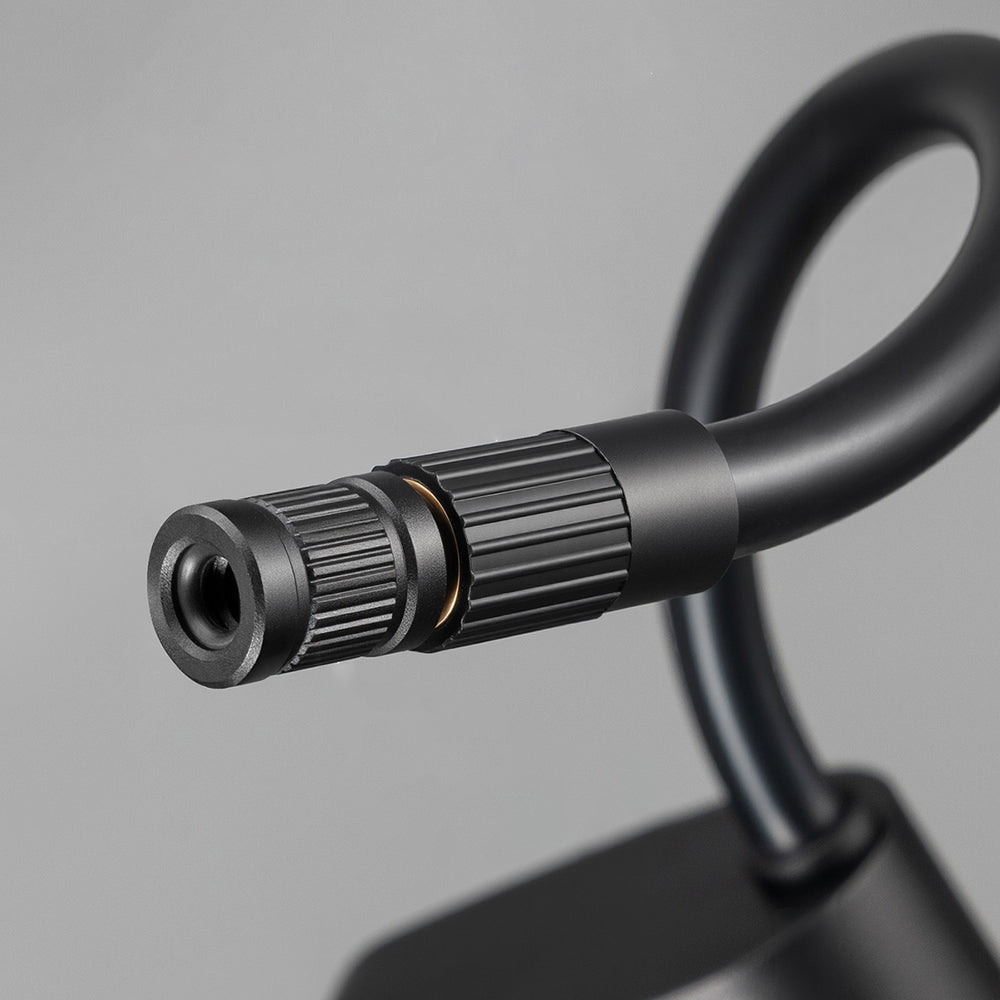 Rockbros L1 Mini trådløs pumpe 70 psi kompressor 200 mm Schrader slange længde - sort