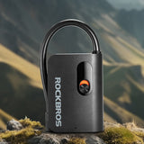 Rockbros L1 Mini trådløs pumpe 70 psi kompressor 200 mm Schrader slange længde - sort