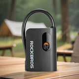Rockbros L1 Mini trådløs pumpe 70 psi kompressor 200 mm Schrader slange længde - sort