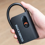 Rockbros L1 Mini trådløs pumpe 70 psi kompressor 200 mm Schrader slange længde - sort