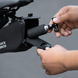 Rockbros CO2-pumpe, ventilhoved af aluminiumlegering, uden patron, kompatibel med Presta/Schrader - sort
