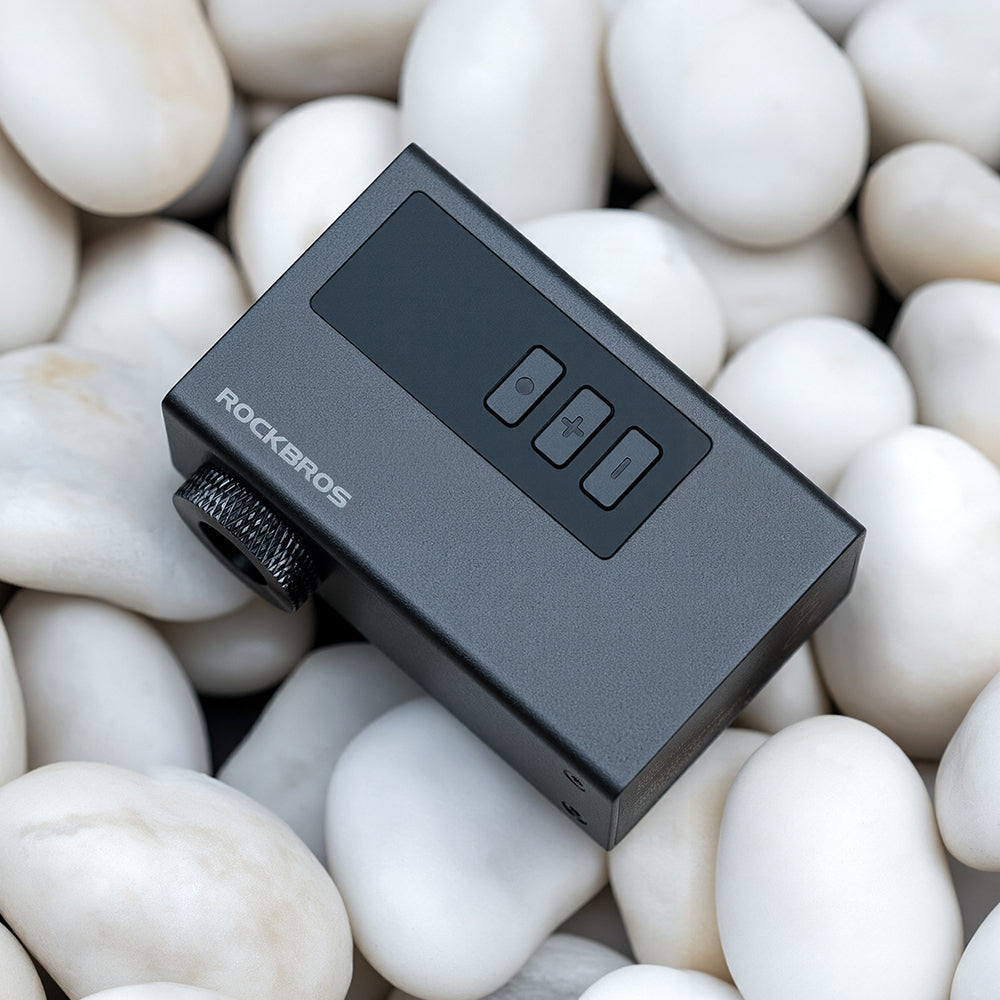 Rockbros AS240 PRO trådløs pumpe 120 psi kompressor 420mAh - sort