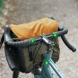 Rockbros W019 Handlebar Bike Bag 13.5-24L - Green-Orange