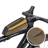 Rockbros 088 Top Tube Bike Bag 0,25L - Grøn og orange