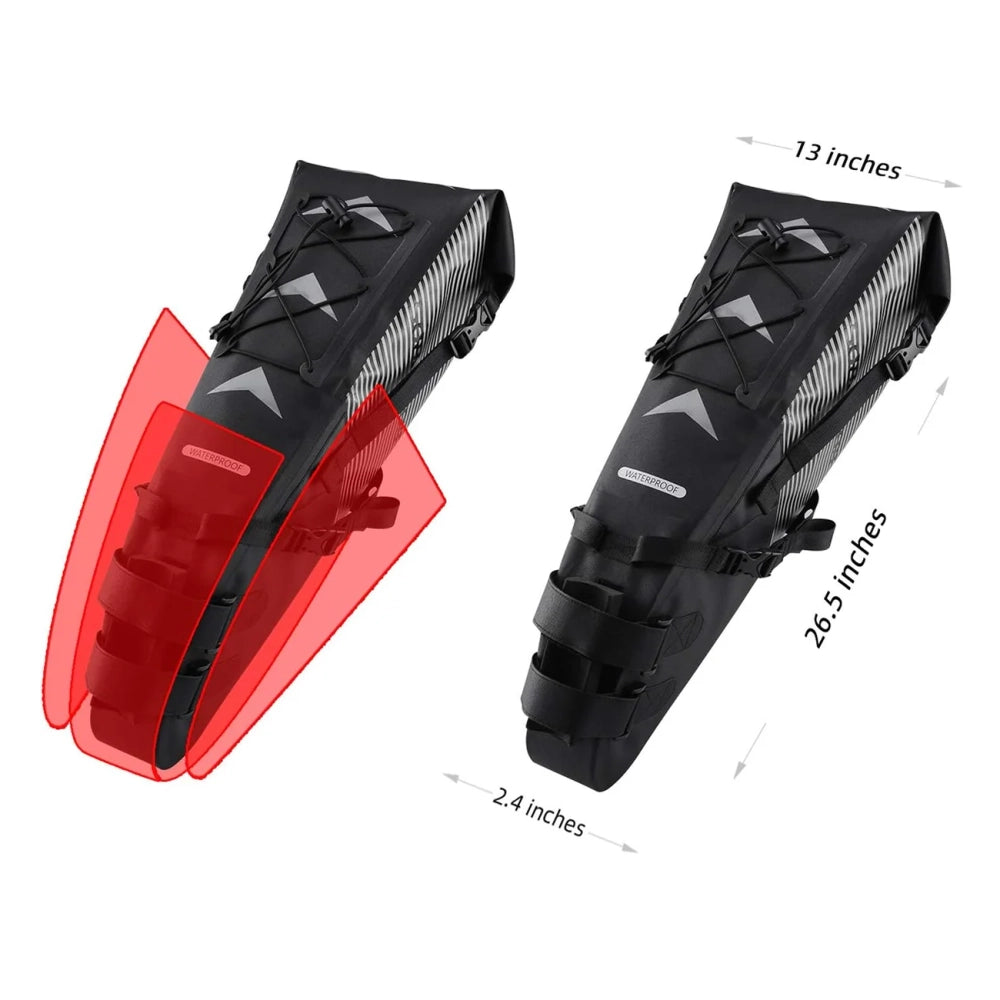 Rockbros AS-013 10L Sædetaske - Sort