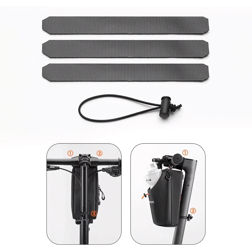 Rockbros P002 Handlebar Bag Compatible with Scooters and Folding City Bikes 1.5L - Black