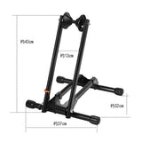 Rockbros T30 Folding Bike Stand for for- eller baghjul Kompatibel med 24-27,5 tommer og 700C hjul - sort