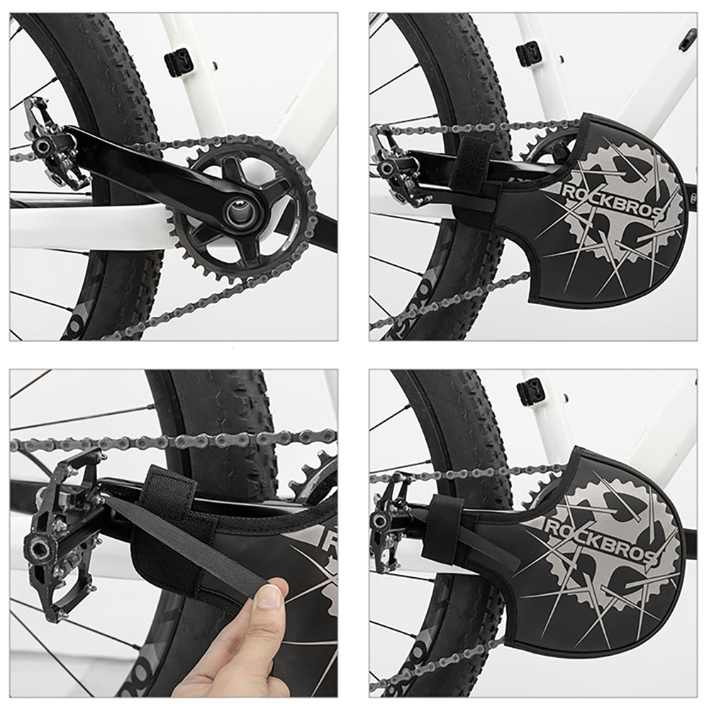 Rockbros D76 Crankset Transport Cover - sort og grå
