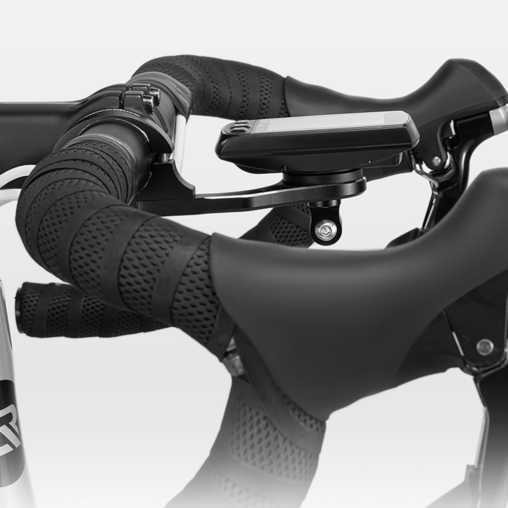 Rockbros FK-301 2-i-1 Styrbeslag til Cykelcomputer/Navigator og Kamera/Lys - Sort