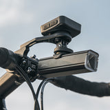 Rockbros FK-301 2-i-1 Styrbeslag til Cykelcomputer/Navigator og Kamera/Lys - Sort