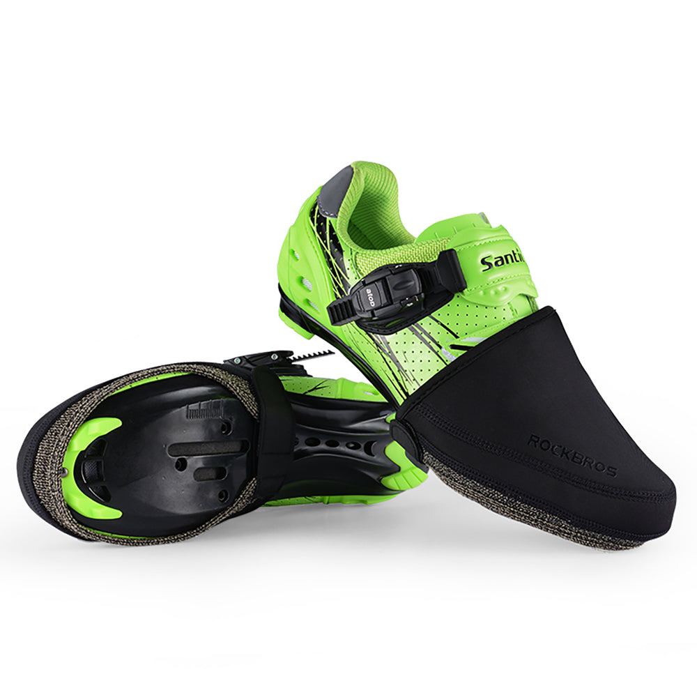 Rockbros LF1030 vindtæt isolerende sko med tåhjelm 36-42 cm - sort