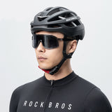 Rockbros HC-58BK-L cykelhjelm 58-61 cm - sort og grå