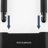 Rockbros 32210818001 SMART Cykellås med fingeraftrykslæser og Bluetooth-forbindelse - sort