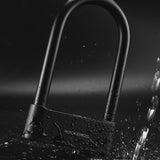 Rockbros 32210818001 SMART Cykellås med fingeraftrykslæser og Bluetooth-forbindelse - sort