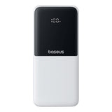 Baseus Lipow 10000mAh 22.5W Powerbank med to indbyggede kabler (med Baseus Simple USB-A - USB-C 3A 20cm kabel) - hvid