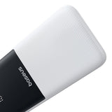 Baseus Lipow 10000mAh 22.5W Powerbank med to indbyggede kabler (med Baseus Simple USB-A - USB-C 3A 20cm kabel) - hvid