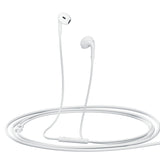 QCY LH1 In-Ear Wired Headphones med fjernbetjening og mikrofon 1,15 m - hvid