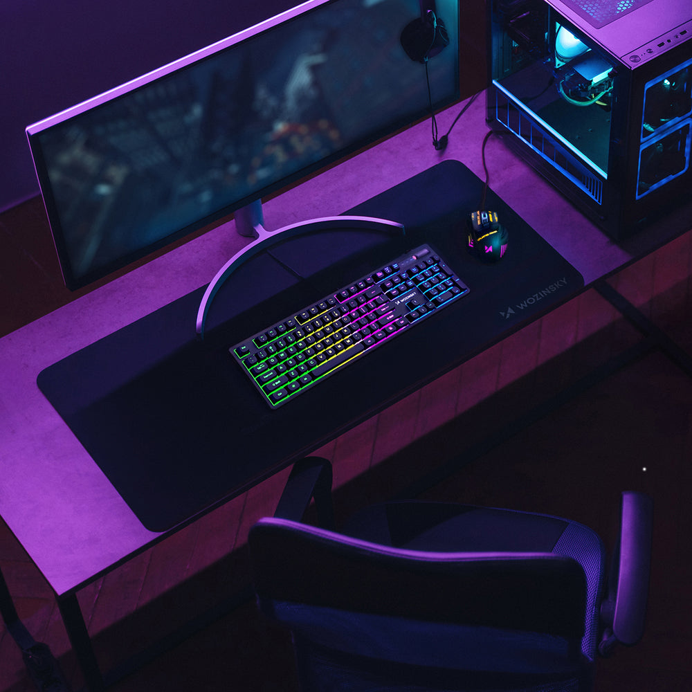 Wozinsky WPD-B1000 gaming desk pad XXL 1000x500mm waterproof - black