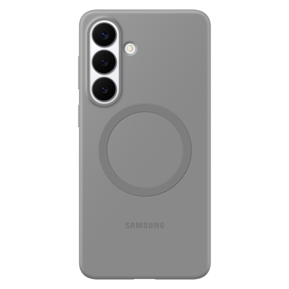 Samsung Silicone Magnet Case til Samsung Galaxy S26+, kompatibel med MagSafe - grå