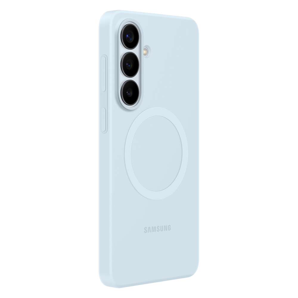 Samsung Silicone Magnet Case til Samsung Galaxy S26+, kompatibel med MagSafe - blå